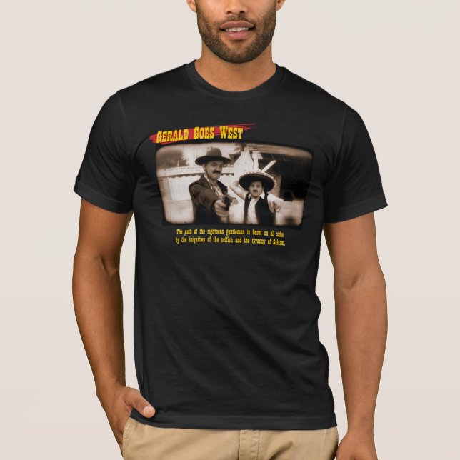 Camiseta Gerald vai para o oeste - Pulp Fiction (Frente)