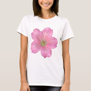 Camiseta Gerânio cor-de-rosa