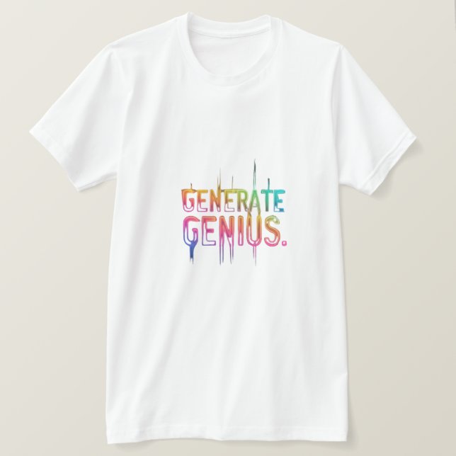 Camiseta Gerar T-Shirt Genius (Frente do Design)