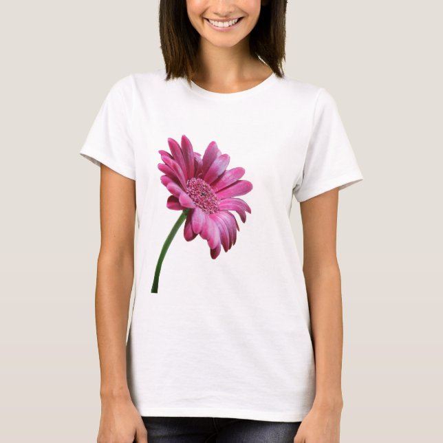 Camiseta Gerbera Daisy Long Sleeve T-Shirt (Frente)