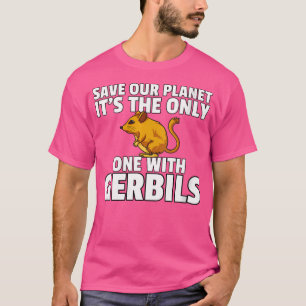 Camiseta Gerbil Desert Mouse Proprietário