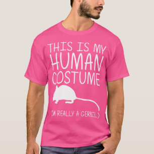 Camiseta Gerbil Easy Halloween Gnawer Humano Pet Diy