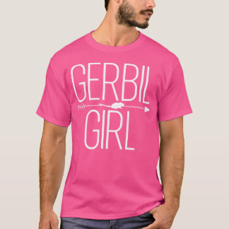 Camiseta Gerbil Girl For Women Gnawer Pet Mouse Lover