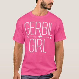 Camiseta Gerbil Girl For Women Gnawer Pet Mouse Lover