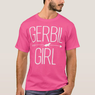 Camiseta Gerbil Girl For Women Gnawer Pet Mouse Lover
