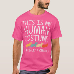 Camiseta Gerbil Halloween Gnawer Humano Pet Easy Die