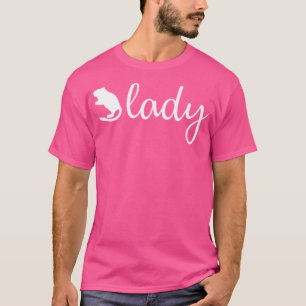 Camiseta Gerbil Lady For Women Girl Gnawer Pet Mouse