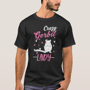 Camiseta Gérbil Louca Lady Gerbil Girl