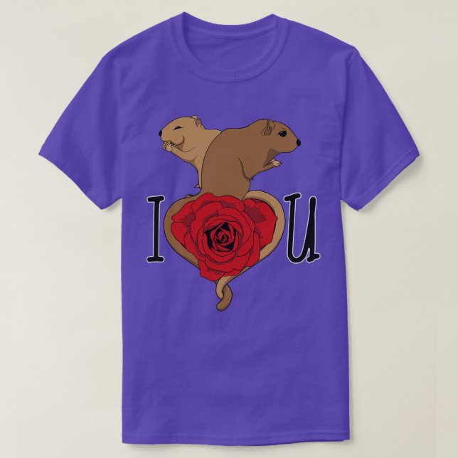 Camiseta Gerbil love Light (Frente do Design)