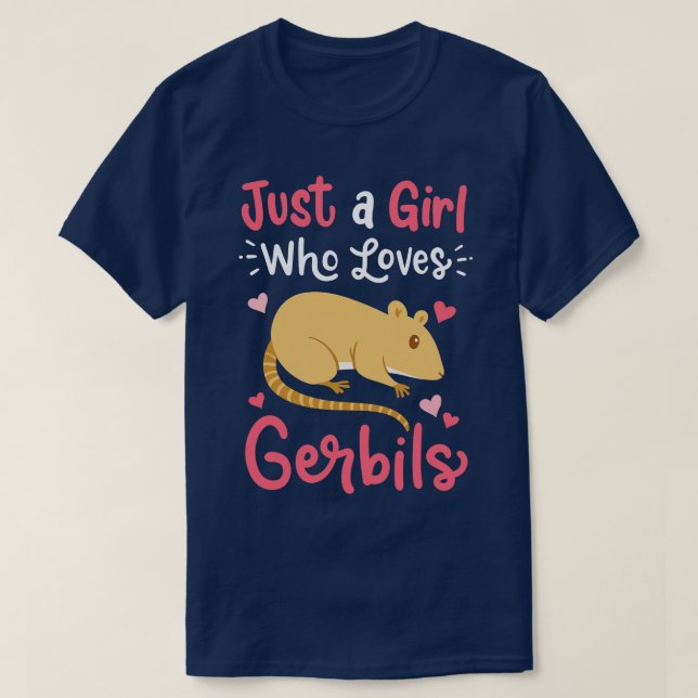 Camiseta Gerbil Lover 1 (Frente do Design)