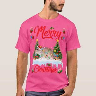 Camiseta Gerbil Lover Xmas Lighting Santa Hat Gerbil Cristo