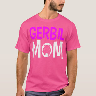 Camiseta Gerbil Mãe Mam Funny