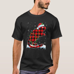 Camiseta Gerbil Natal Santa Hat Bons Animais Gelados Xmas L