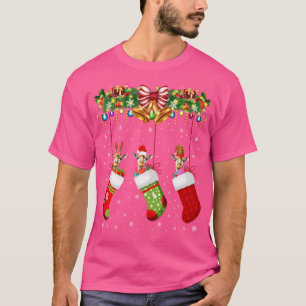Camiseta Gerbil No Meias Xmas Reindeer Papais noeis Elf Ger