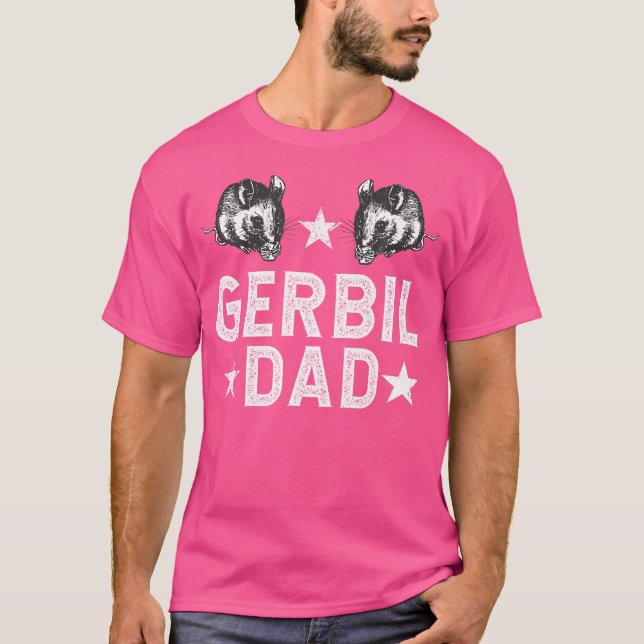 Camiseta Gerbil Pai Gerbil Lover Gerbil Boy Gerbil (Frente)