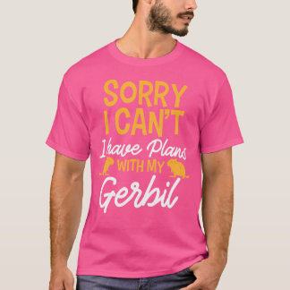 Camiseta Gerbil Planeja Cotação Engraçada