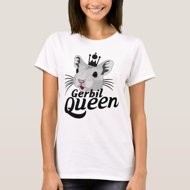 Camiseta Gerbil Queen (Frente)