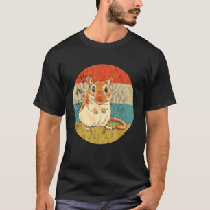 Camiseta Gerbil Rodent Rat Desert Animal Vintage Retro