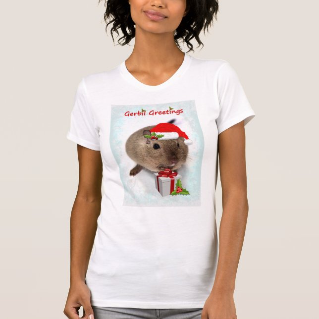 Camiseta Gerbil Saudações Tee (Frente)