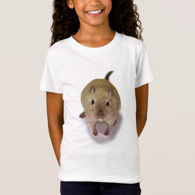 Camiseta Gerbil Tee (apenas para fundo branco) (Frente)