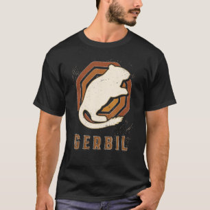 Camiseta Gerbil Vintage Retro Classic Animal Love