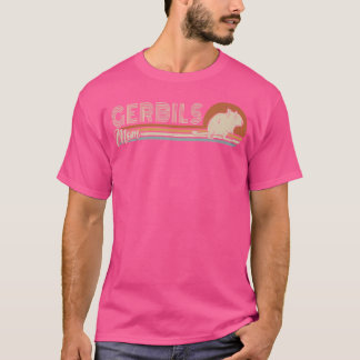 Camiseta Gerbilans Mãe de Rato Rato Rodent Gerbillina