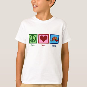 Camiseta Gerbils do amor da paz