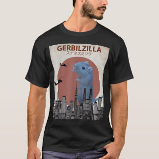 Camiseta Gerbilzilla Gerbil Divertido Para Gerbil