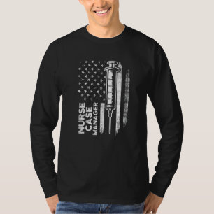 Camiseta Gerenciador de caso de enfermeiro Gerenciamento de