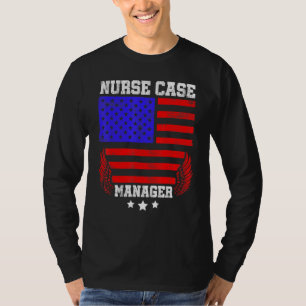 Camiseta Gerenciador de caso de enfermeiro Gerenciamento de
