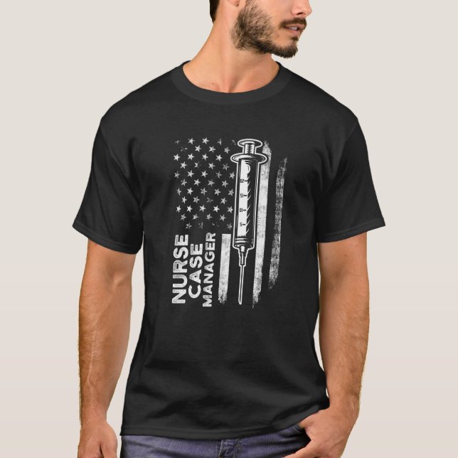 Camiseta Gerenciador de caso de enfermeiro Gerenciamento de (Frente)