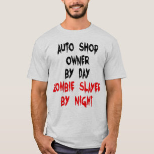 Camiseta Gerenciador de Compro Automático da Zombie Slayer