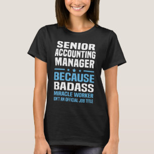 Camiseta Gerenciador de Contabilidade de mais velho