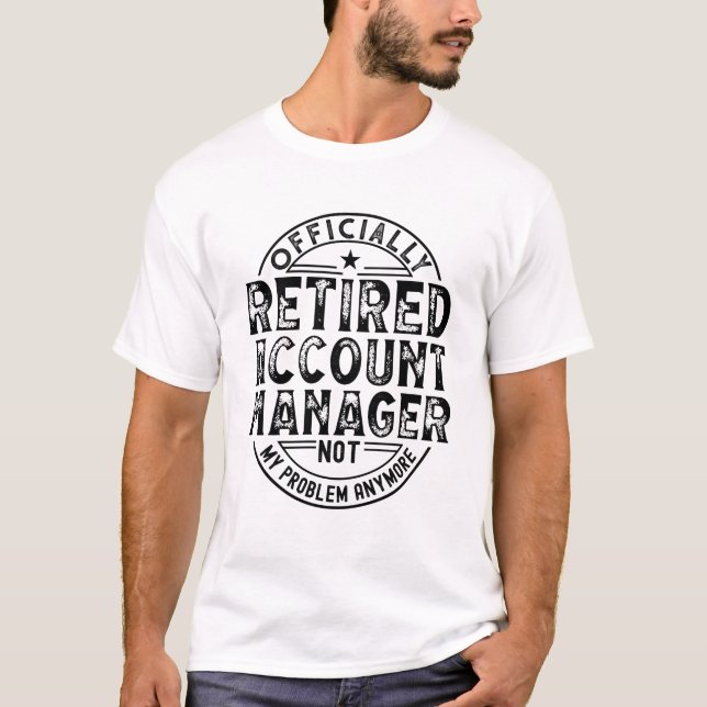 Camiseta Gerenciador de Contas Aposentado (Frente)