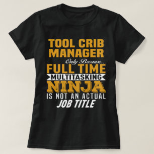 Camiseta Gerenciador de Crib de Ferramenta