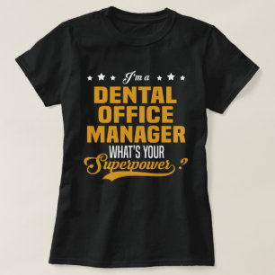 Camiseta Gerenciador de escritório dentário
