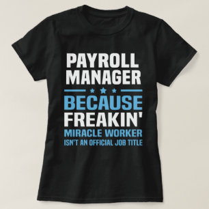 Camiseta Gerenciador de Folha de Pagamento