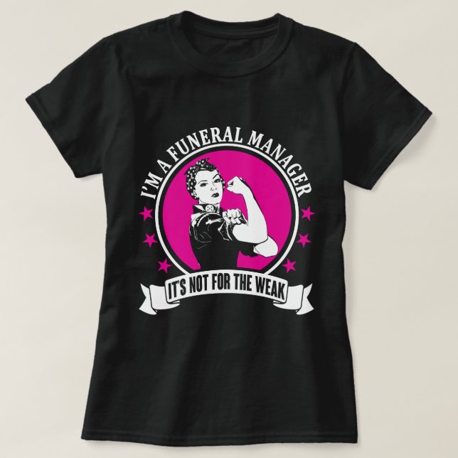 Camiseta Gerenciador de funerais (Frente do Design)