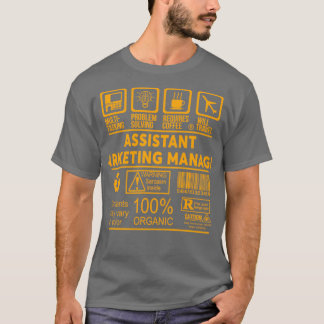 CAMISETA GERENCIADOR DE MARKETING ASSISTENTE NICE DESIGN 20