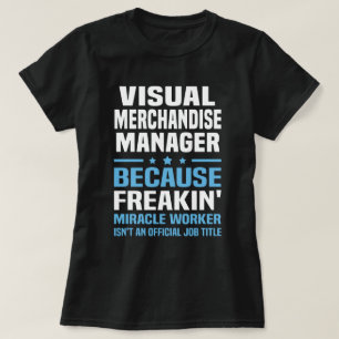 Camiseta Gerenciador de merchandise visual