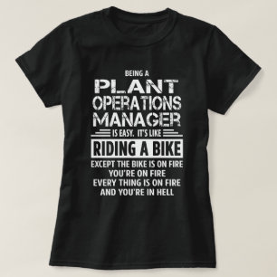 Camiseta Gerenciador de Operações de Planta