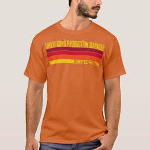 Camiseta Gerenciador de produção de publicidade