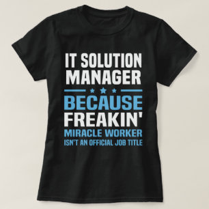 Camiseta Gerenciador de soluções de TI