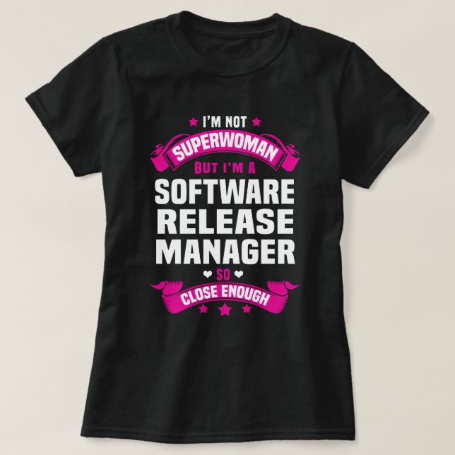 Camiseta Gerenciador de versão de software (Frente do Design)