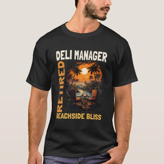 Camiseta Gerenciador Deli aposentado - Reforma engraçada (Frente)