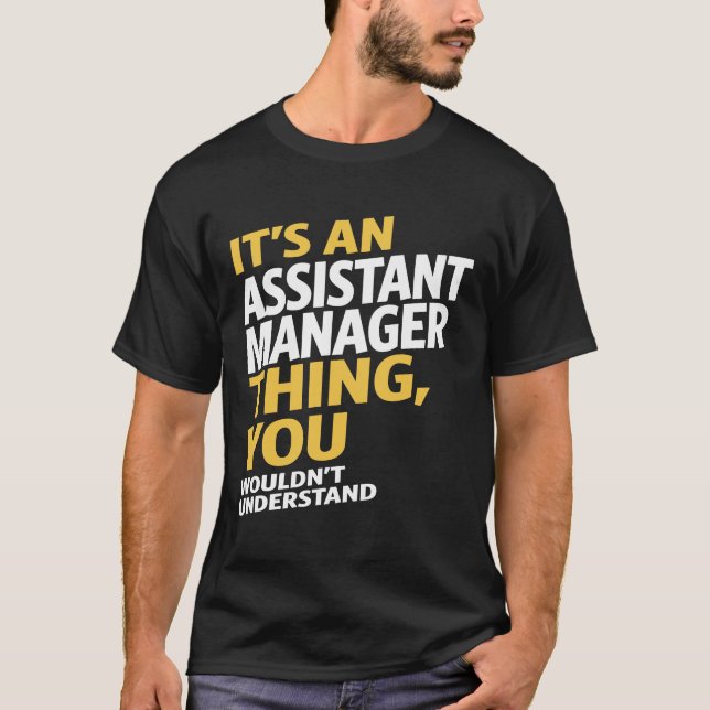 Camiseta Gerenciador do Assistente (Frente)
