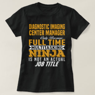 Camiseta Gerenciador do Centro de Imagens de Diagnóstico