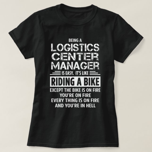Camiseta Gerenciador do Centro de Logística (Frente do Design)