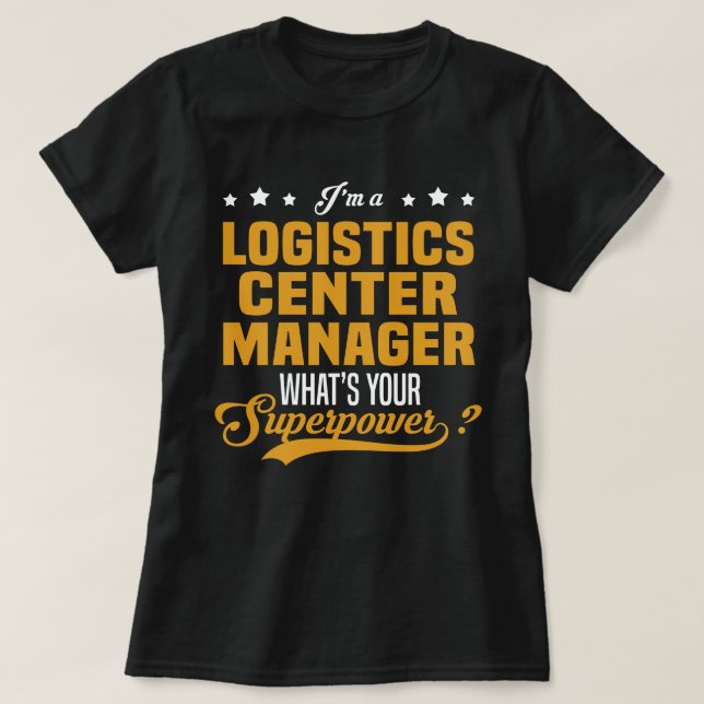 Camiseta Gerenciador do Centro de Logística (Frente do Design)
