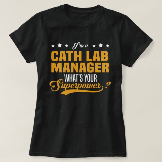 Camiseta Gerenciador do Laboratório Cath (Frente do Design)